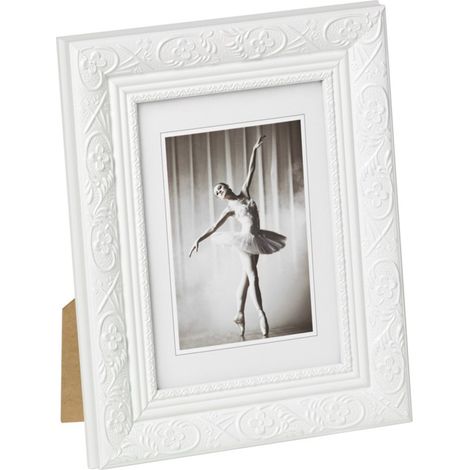Cadre Photo Blanc 30 x 40 cm Baroque CR040W (1/2)