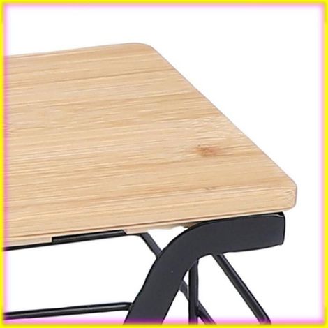 keenso support de sac poubelle avec couvercle en bois Grand Support de Sac Poubelle, Sac Poubelle Empilable, Bac meuble bac (1/5)
