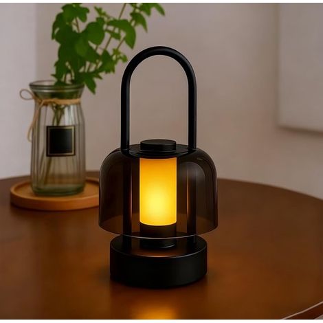 Lampada da scrivania ricaricabile, luce notturna portatile, lampada di alta qualità per camera da letto, uso esterno e campeggio, lampada decorativa, luce notturna (1/5)