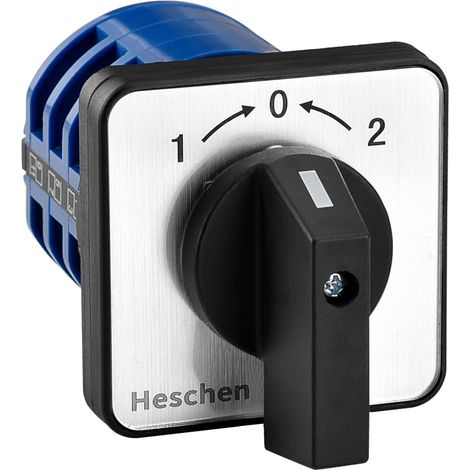 Universal Rotary Cam Selector Switch, LW28-32/B303.3, (ON)-Off-(ON), Momentary Type, 660V 32A, 3 Position, 3 Phase, 12 Terminals (1/5)