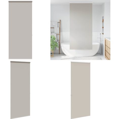 vidaXL Store enrouleur de douche avec cassette largeur du tissu 106 cm (1/5)