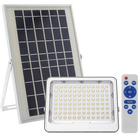 Proyector LED SOLAR PRO 50W Litio 3,2V - 7000mAH, Blanco frío
