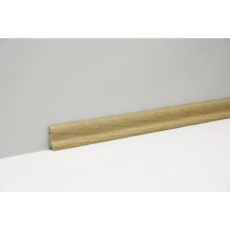 Classen Clip-Fußleiste 240 cm 40 x 20 mm Eiche Elegance natur Leisten (1/2)
