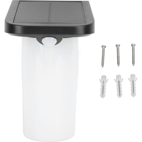 Applique murale solaire à détecteur de mouvement, étanche IP54, LED 120°, design moderne, idéale pour porches, terrasses et jardins (1 pièce) (1/5)