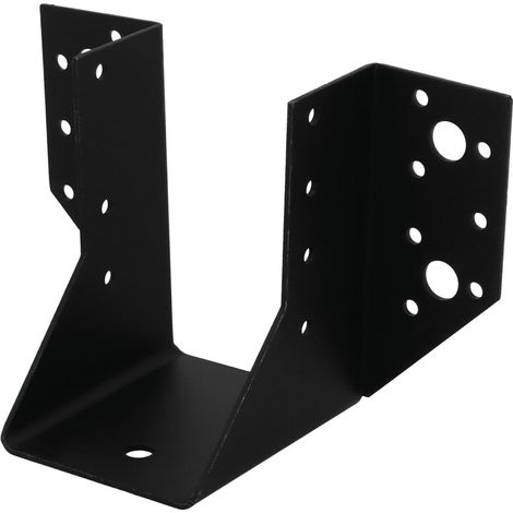 Soporte universal de acero para vigas, Magnodur con recubrimiento de zinc negro, 60x100x70x35, SUKI SUKI