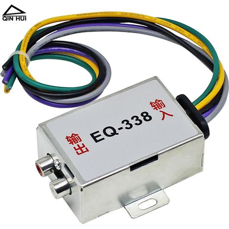Audiofilter mit Aluminiumgehäuse für Fahrzeuge zur Filterung von Audiogeräuschen des FUQIAN-338 Auto-Subwoofers (1/4)