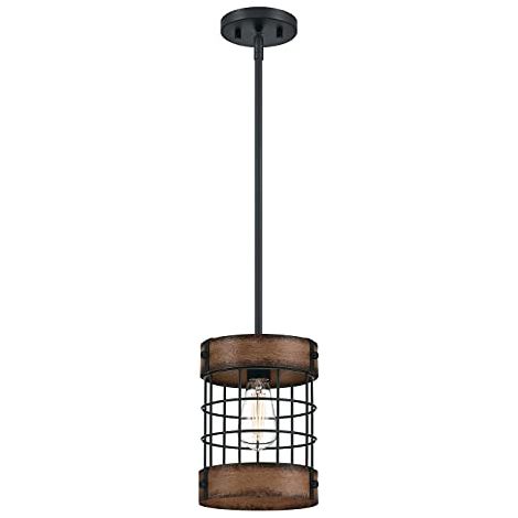 Lampada a sospensione nera Langston Westinghouse (1/3)