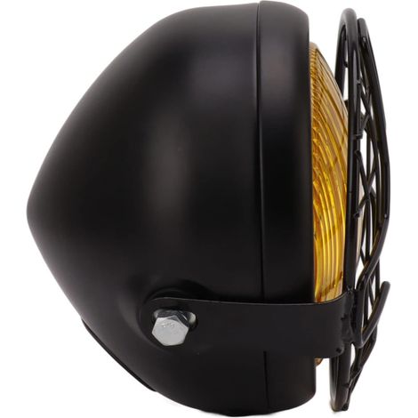 Phare de Moto, Lampe Antibrouillard Haute/Piste, Puissance de 35 W pour CHOPPER Bobber Cafe Racer, sécurité Nocturne (1/5)