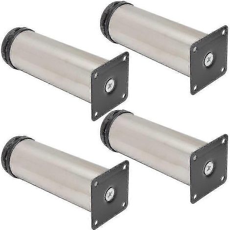 4 pieds de meubles réglables, compatibles avec les armoires, les canapés et les lits - pieds de nivellement robustes, 15 cm. (1/5)