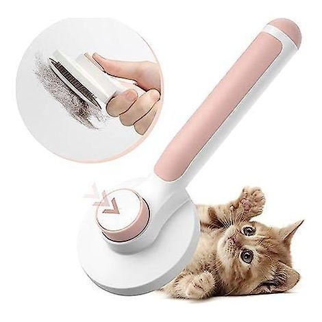 brosse Pour Chat Pour Chien, Brosse Poils Morts Autonettoyante, Adapte Aux Poils Longs Et Courts Des Chats Et Des Chiens, Peut Liminer Efficaceme (1/5)