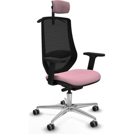 Piqueras y Crespo Mardos Silla de oficina rosa confortable (1/3)
