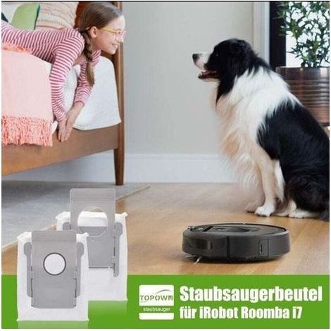 pair 10 pcs Sac Irobot Roomba i7, Sacs À Poussière de Rechange pour Aspirateur iRobot Roomba i7 i7+ / i7 Plus E5 E6 E7 S9 S9+ (1/3)