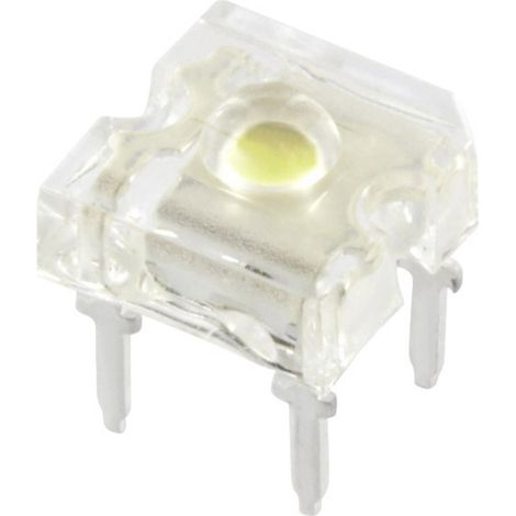 HuiYuan 9355W2C-HSB-B LED bedrahtet  Weiß Rund 3 mm 2250 mcd 120 ° 20 mA