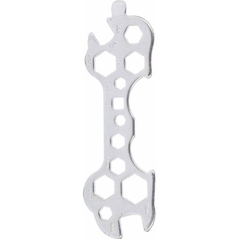 Clé plate multi-trous, petit outil de réparation pour VTT et vélo (1/5)