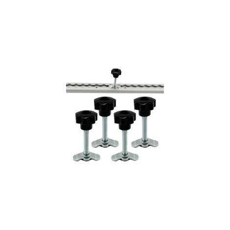 M8x 60mm Rail En L, Écrou Fileté à Ergots pour Rail en L, Pièces Anti-Dérapantes Pour Le Système Et Accessoires De Remplacement Pour Les Camions, Avions, Entrepôts, Garages Et