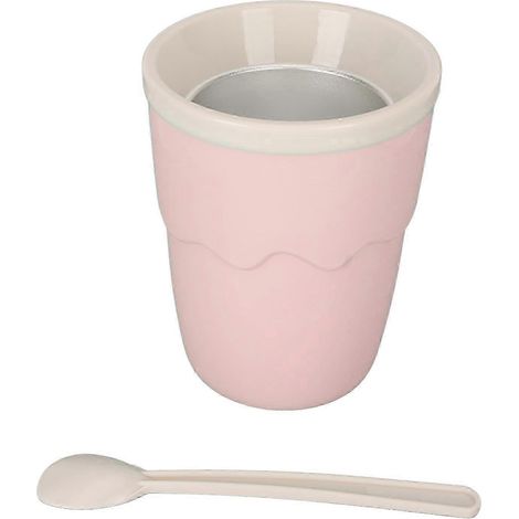 Gobelet à granité portable de 200 ml, en polypropylène durable avec couche réfrigérante intégrée pour une préparation rapide des granités, idéal pour les voyages et la maison. (1/5)