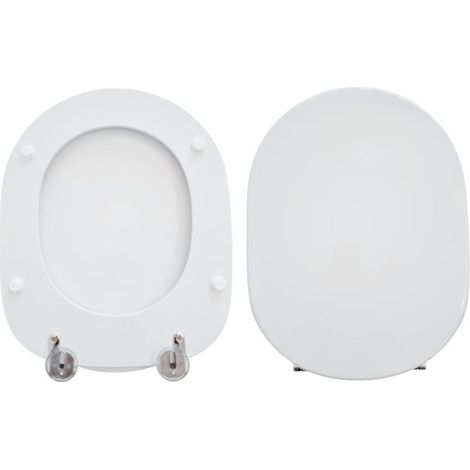 Copriwater Pozzi Ginori Linea compatibile in poliestere bianco (1/5)