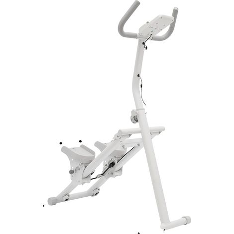 Machine à step, design pliable, résistance à 8 niveaux, BLANC (1/5)