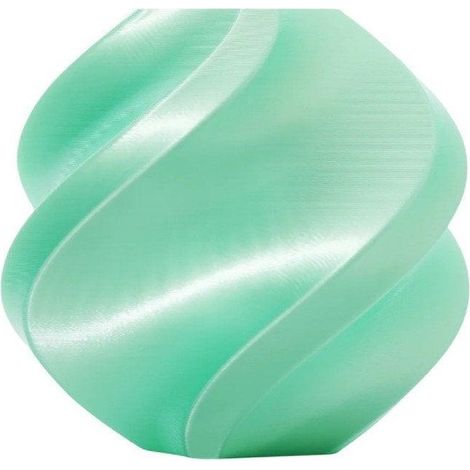 Filamento impresora 3D bambulab PLA Silk+ verde menta 1,75 mm
