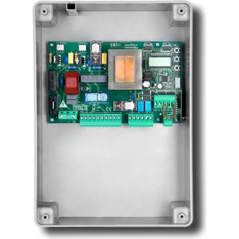 Beninca – Armoire de commande 230V HEADY – Centrale pour 1 ou 2 actionneurs – Affichage LCD intégré – Récepteur radio 433,92 MHz