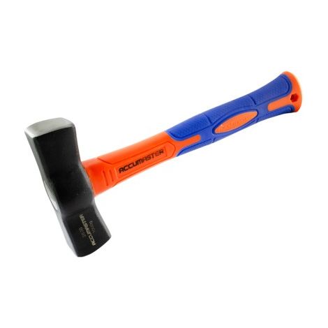Maceta De Albañil Mango Fibra Vidrio 1kg Acero Carbono Forjado (1/4)