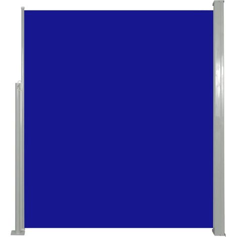 Auvent latéral rétractable 160x500 Bleu (1/5)