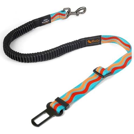 Harnais Voiture Chien, Elastique, Reglable, Reflechissant, Nylon, Arriere, Animal, Compagnie (1/5)
