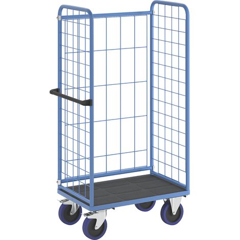 eurokraft pro, Chariot à tablettes, avec panneaux grillagés sur