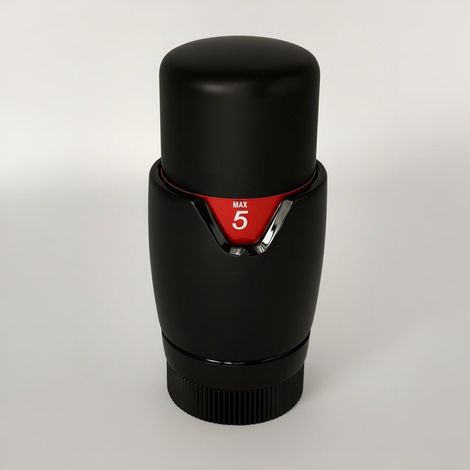 Black  Radiator Thermostatic TRV Valve Head Replacement M30 x 1.5 Universal for All Manufacturers