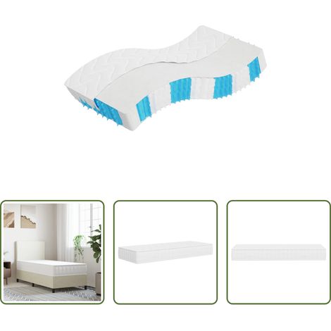 Matelas de sommeil - Matelas à ressorts ensachés dureté moyenne 90x200 cm (1/5)
