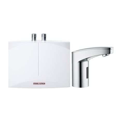 STIEBEL ELTRON Mini-Durchlauferhitzer DEM 3, 3,5kW/230V u. Sensorarmatur WSH 10