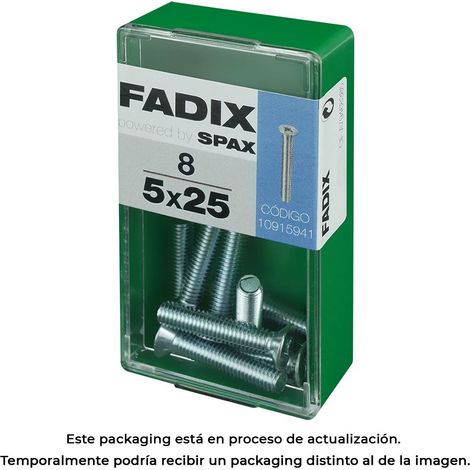 Vis métrique CP, M 5x25mm, boîte de 8 pièces Fadix 85761 (1/3)