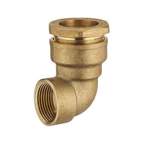 coude polyéth femelle laiton ø25 - f 3/4 lien 1 pièce