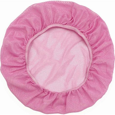Toque de boulanger réutilisable en maille douce et respirante, agréable au toucher et lavable, pour une protection optimale.-Pink (1/5)