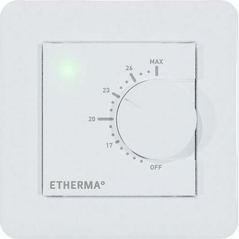 etherma eBASIC Thermostat Weiß Bluetooth Heizungssteuerung
