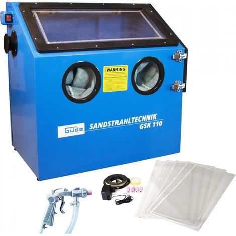 Güde Sandstrahlkabine Sand-Strahl-Kabine GSK 110 LTR Sandstrahlgerät (1/5)