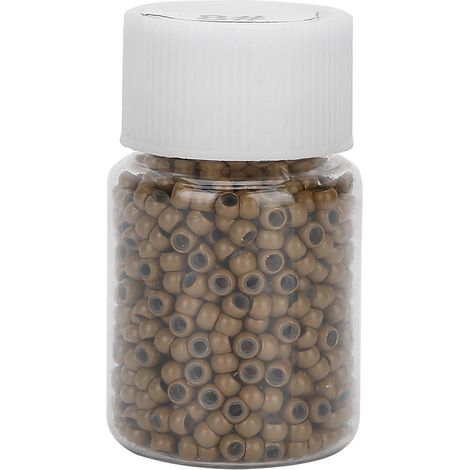 1000 pièces bagues micro-links en silicone 8 pour extensions de cheveux, perles petites et confortables, outil de coiffure (1/5)
