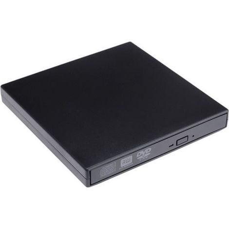 Lecteur DVD Combo CD CD-RW USB 2.0 pour Ordinateur Portable/Ordinateur Portable/Bureau pour Apple iMac Dell Acer HP ASUS,Noir (1/4)
