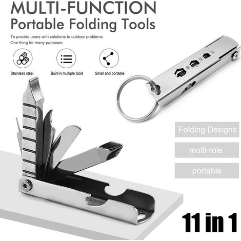 Outil Multifonction EDC avec Tournevis et Support Téléphone - Pour Réparations et Usage Quotidien (1/5)