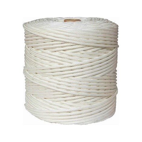 FPLUS cuerda poli 5mm.blanca x200mts. , COMPOSICIÓN. Trenzado exterior de multifilamentos de polipropileno. Alma interior de polipropileno 100%

CARACTERÍSTICAS. Cuerda sintética c