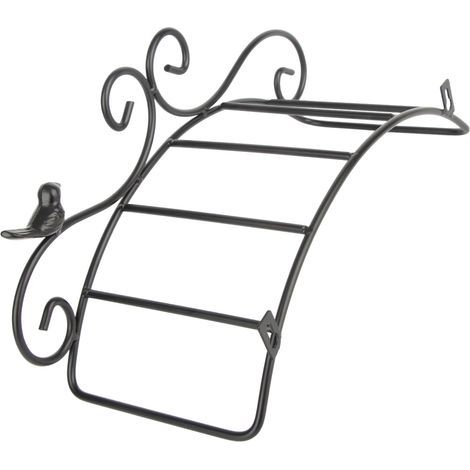 Wandmontierter Gartenschlauchhalter, dekoratives Aufbewahrungsregal, Gartenschlauchhalter für den Außenbereich (1/5)