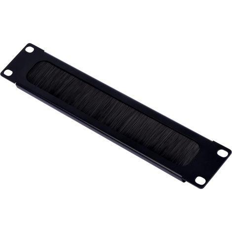 Gestionnaire de câbles de 25,4 cm 1U avec bande de brosse pour entrée de câble pour DeskPi RackMate T1/T0/T2/T1 Plus/T0 Plus/TL1 et rack de serveur de 25,4 cm (1) (1/5)