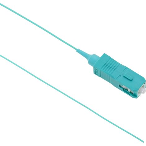 BeMatik - Coda di maiale SC a PC simplex 50/125 multimodale 0,9 mm OM3 2 m