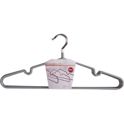 Set 10 grucce Massa in metallo verniciato grigio
