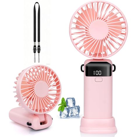 Tragbarer Ventilator, USB-wiederaufladbarer tragbarer Ventilator