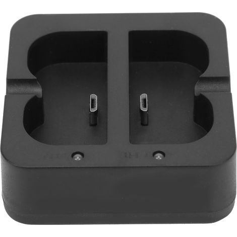 Chargeur double pour sonnette vidéo, chargeur en plastique pour batteries de sonnette avec 2 ports de charge (1/5)