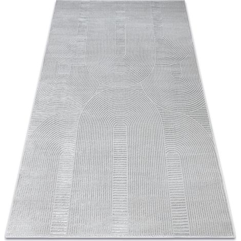 Teppich BALANCE 9086 grau - Geometrisch, strukturell, glamour grey 180x270 cm