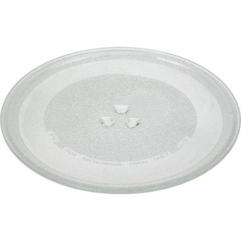 Plateau Tournant Verre - Diamètre 255 Mm - Compatible Four Micro-ondes - 1 Pièce (1/2)