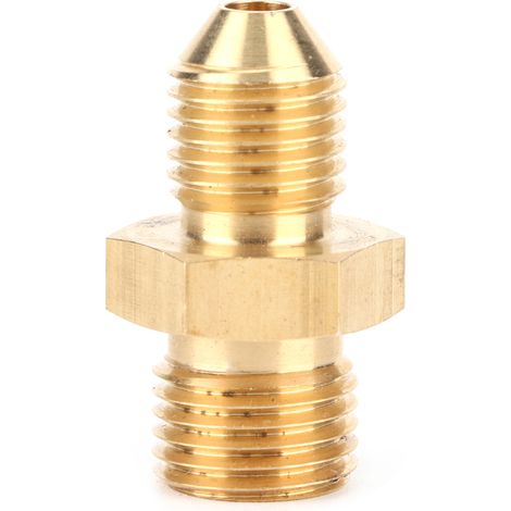 Raccord adaptateur mâle UNF vers mâle AN4 1/2-20 en laiton, connecteur pour huile, eau, gaz, orifice 4 mm / 0,2 pouce (1/3)