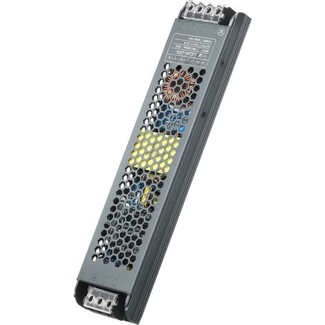 Adaptador de corriente ultradelgado para tiras LED, transformador de CA 190V-240V a CC 24V 16.7A 400W, convertidor de potencia conmutada para uso en interiores.